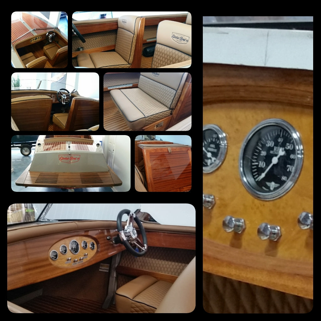 Wilson Custom Works customized wood boat interior